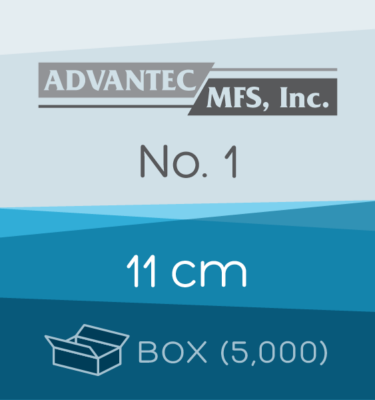 Box of 5,000 | 11 cm ADVANTEC No. 1 Folded Filter Papers for Qualitative Analysis