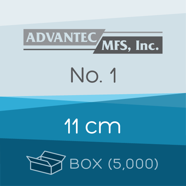 Box of 5,000 | 11 cm ADVANTEC No. 1 Folded Filter Papers for Qualitative Analysis