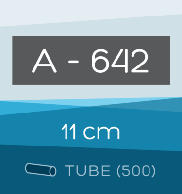 Tube of 500 | 11 cm Ahlstrom 642 Folded Filter Papers for Qualitative Analysis