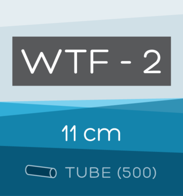 Tube of 500 | 11 cm WTF-2 Folded Filter Papers for Qualitative Analysis