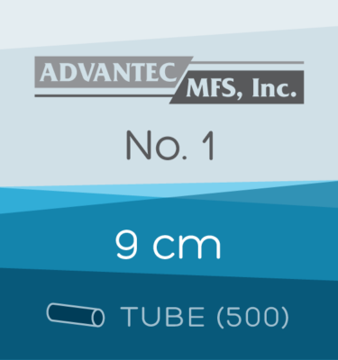 Tube of 500 | 9 cm ADVANTEC No. 1 Folded Filter Papers for Qualitative Analysis